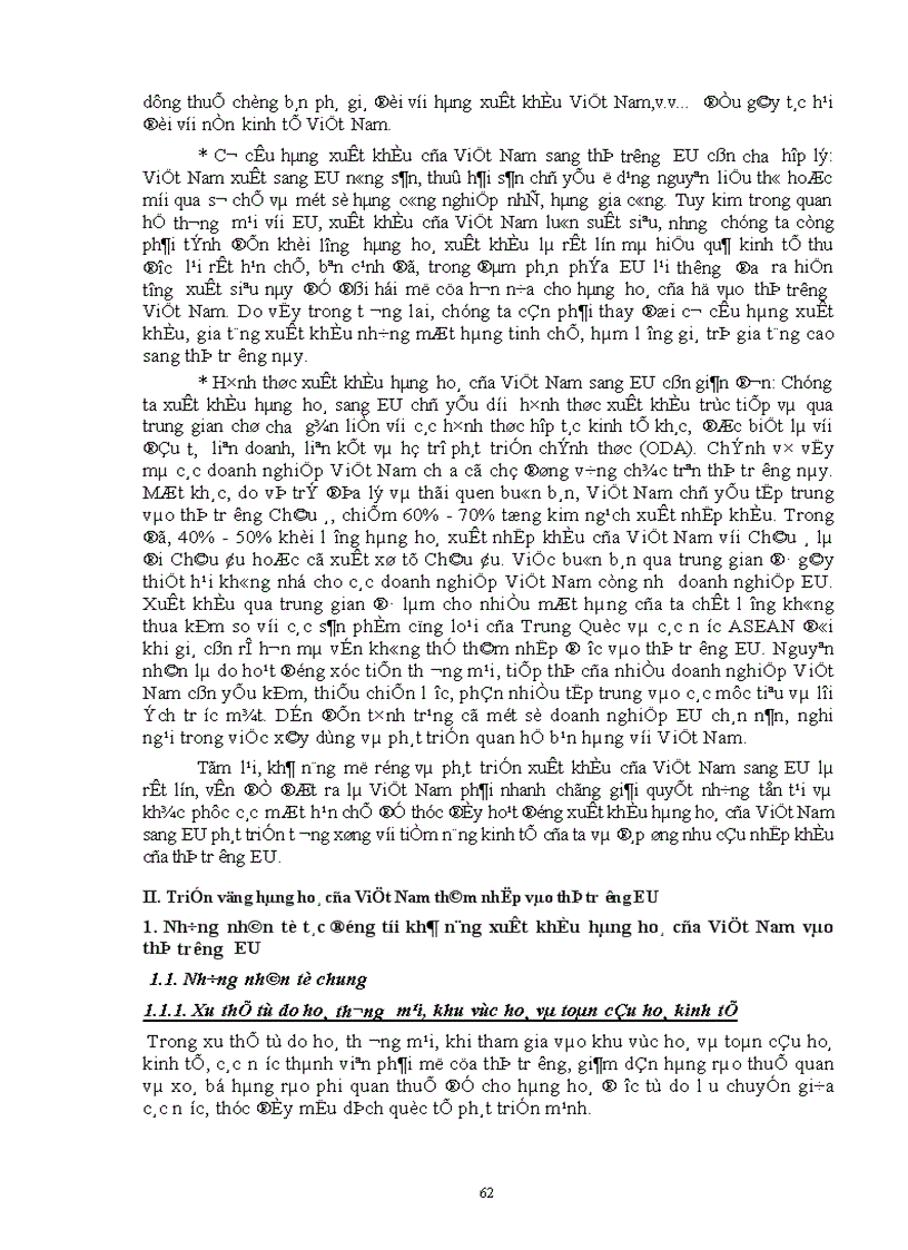 image for page Tự do hoá trong EU và khả năng thâm nhập thị trường EU của hàng hoá Việt Nam 1