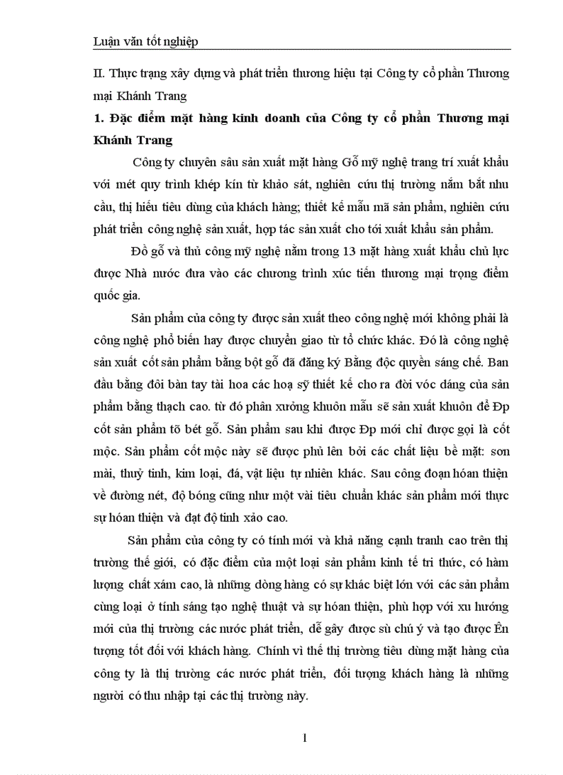image for page Một số giải pháp xây dựng và phát triển thương hiệu cho Công ty Cổ phần thương mại Khánh Trang