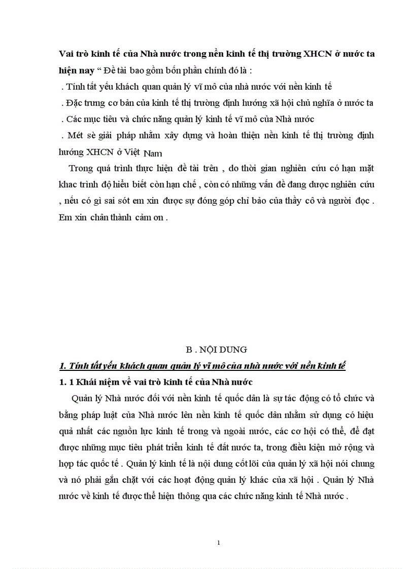 image for page Vai trò kinh tế của Nhà nước trong nền kinh tế thị trường XHCN ở nước ta hiện nay