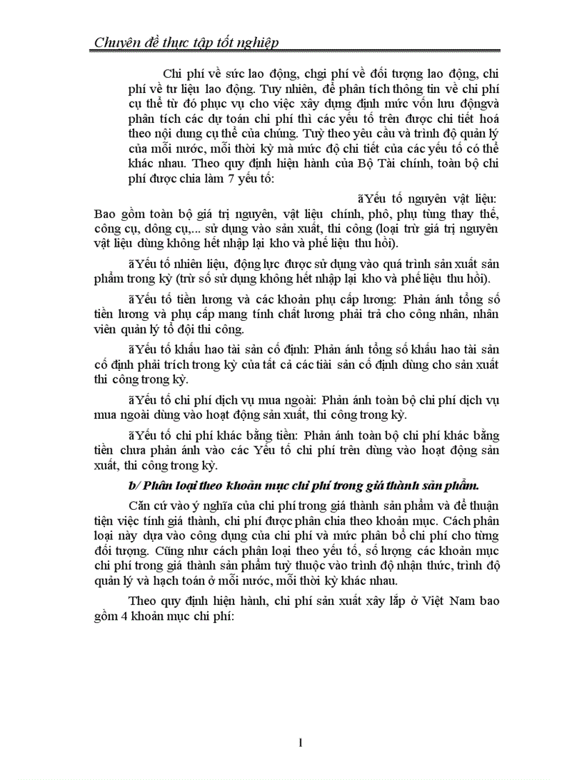image for page Thực trạng tổ chức công tác hạch toán chi phí sản xuất và tính giá thành sản phẩm xây lắp tại Công ty xây dựng