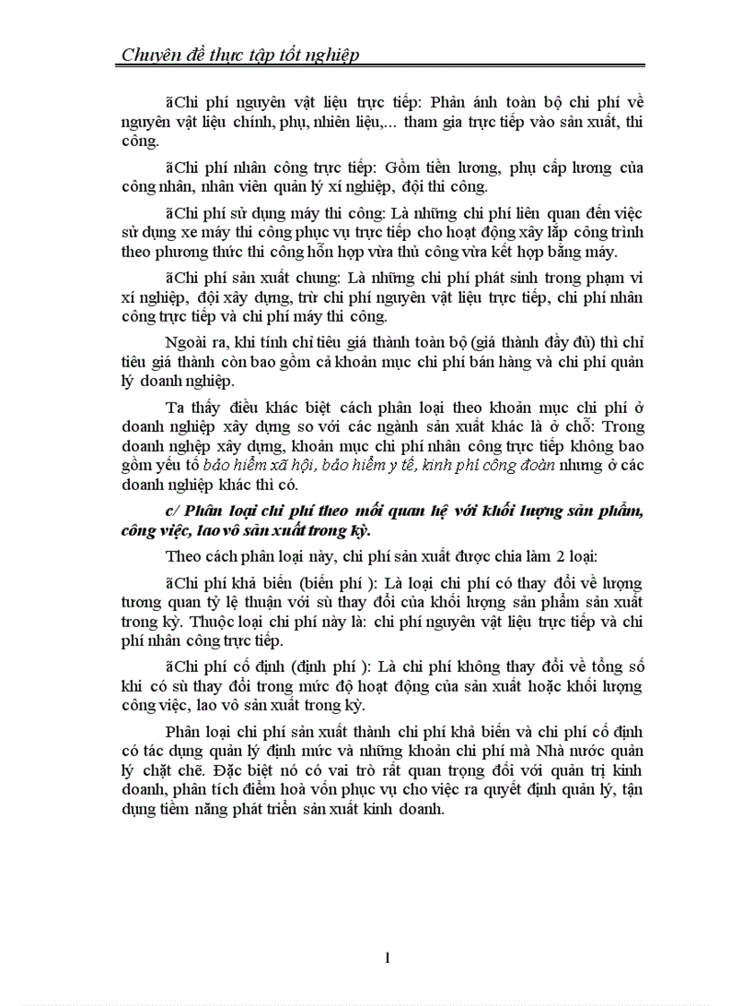 image for page Thực trạng tổ chức công tác hạch toán chi phí sản xuất và tính giá thành sản phẩm xây lắp tại Công ty xây dựng