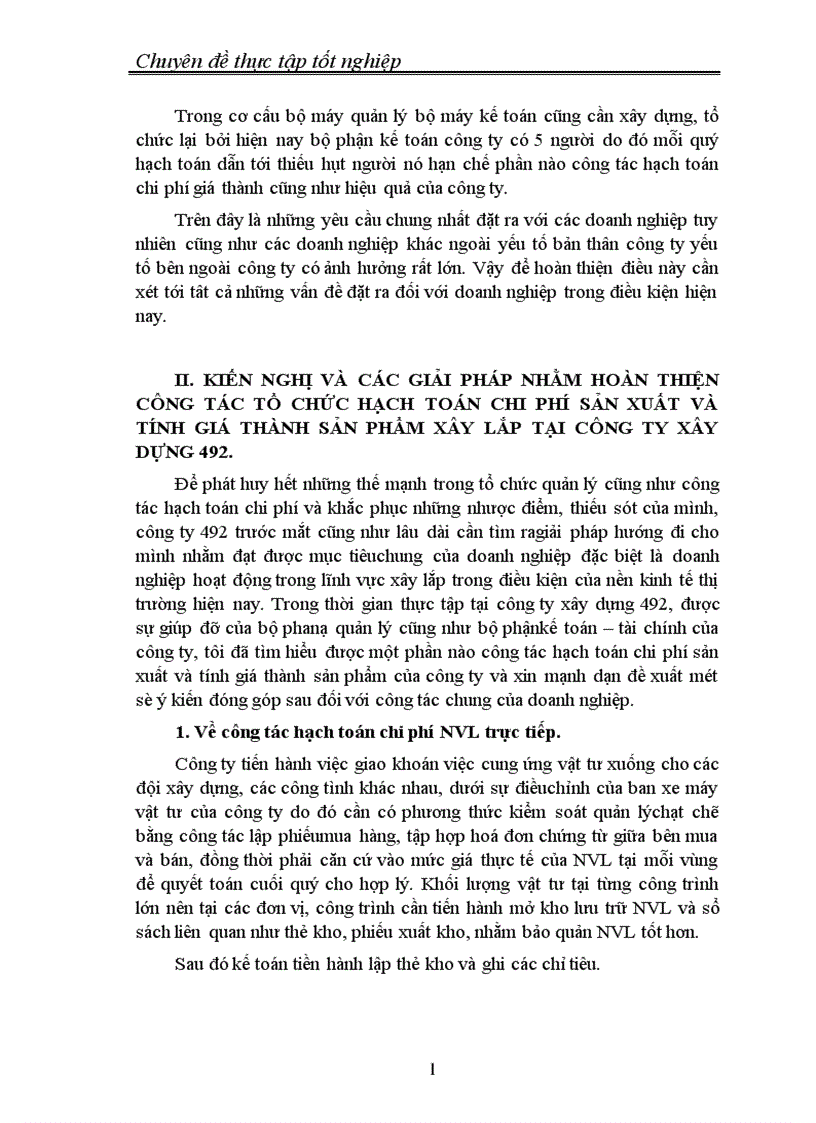 image for page Thực trạng tổ chức công tác hạch toán chi phí sản xuất và tính giá thành sản phẩm xây lắp tại Công ty xây dựng