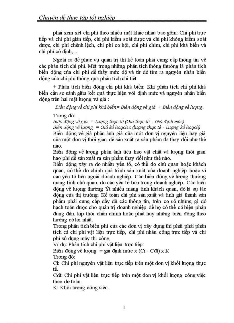 image for page Thực trạng tổ chức công tác hạch toán chi phí sản xuất và tính giá thành sản phẩm xây lắp tại Công ty xây dựng