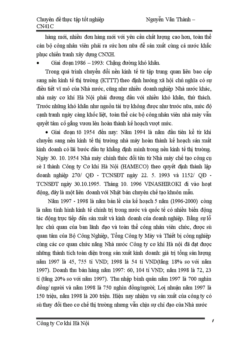 image for page Một số giải pháp nhằm hoàn thiện cơ cấu tổ chức bộ máy quản lý của Công ty Cơ khí Hà Nội 1