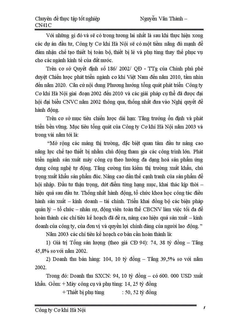 image for page Một số giải pháp nhằm hoàn thiện cơ cấu tổ chức bộ máy quản lý của Công ty Cơ khí Hà Nội 1