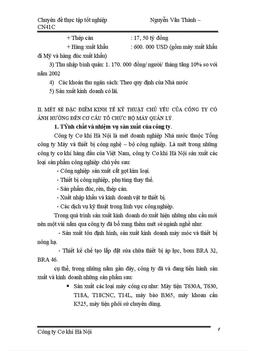 image for page Một số giải pháp nhằm hoàn thiện cơ cấu tổ chức bộ máy quản lý của Công ty Cơ khí Hà Nội 1