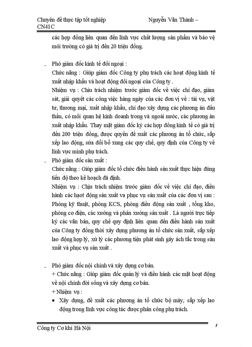 image for page Một số giải pháp nhằm hoàn thiện cơ cấu tổ chức bộ máy quản lý của Công ty Cơ khí Hà Nội 1