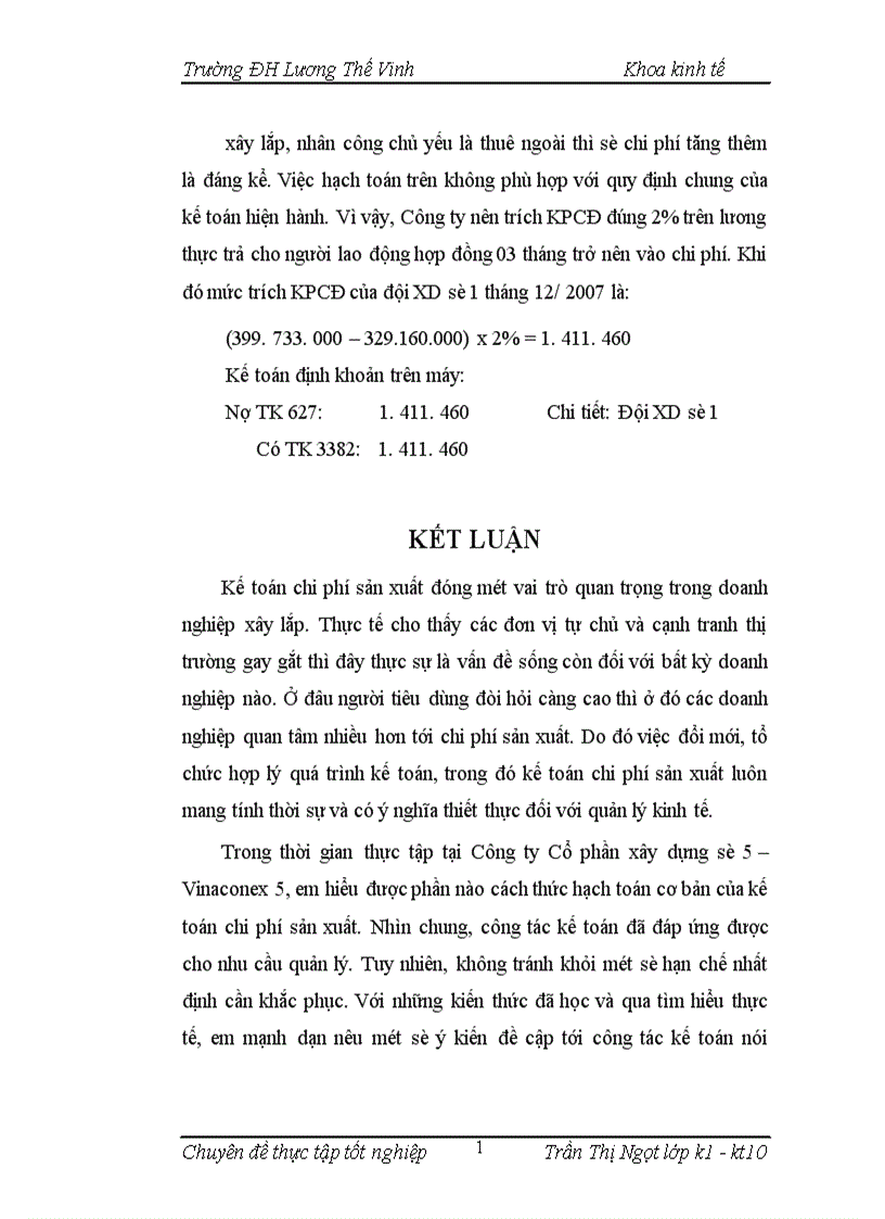 image for page Hoàn thiện phương pháp kế toán chi phí xây lắp tại Công ty Cổ phần xây dựng số 5 trong điều kiện vận dụng hệ thống chuẩn mực kế toán Việt Nam 1