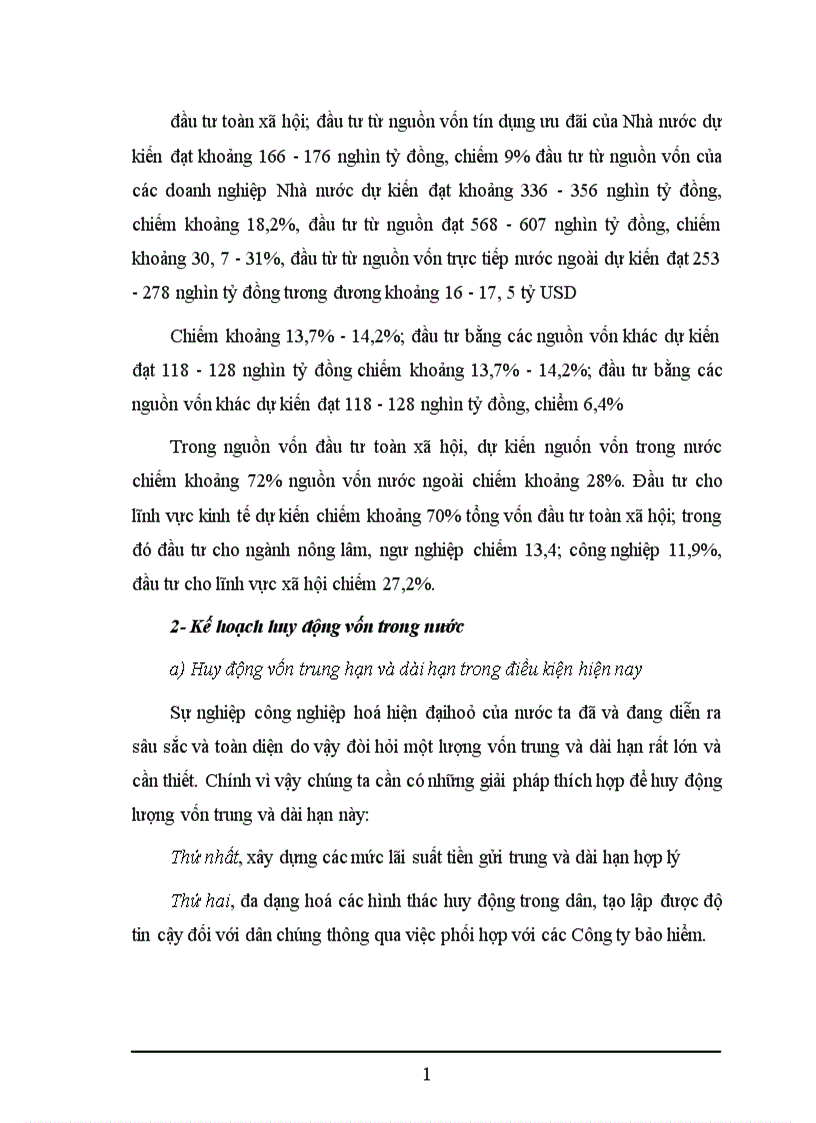 image for page Kế hoạch và giải pháp huy động vốn đầu tư trong nước của Việt Nam