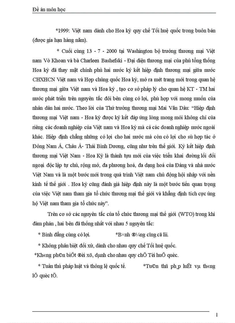 image for page Về thị trường Mỹ và triển vọng xuất khẩu hàng hoá của Việt nam sang thị trường Mỹ 1