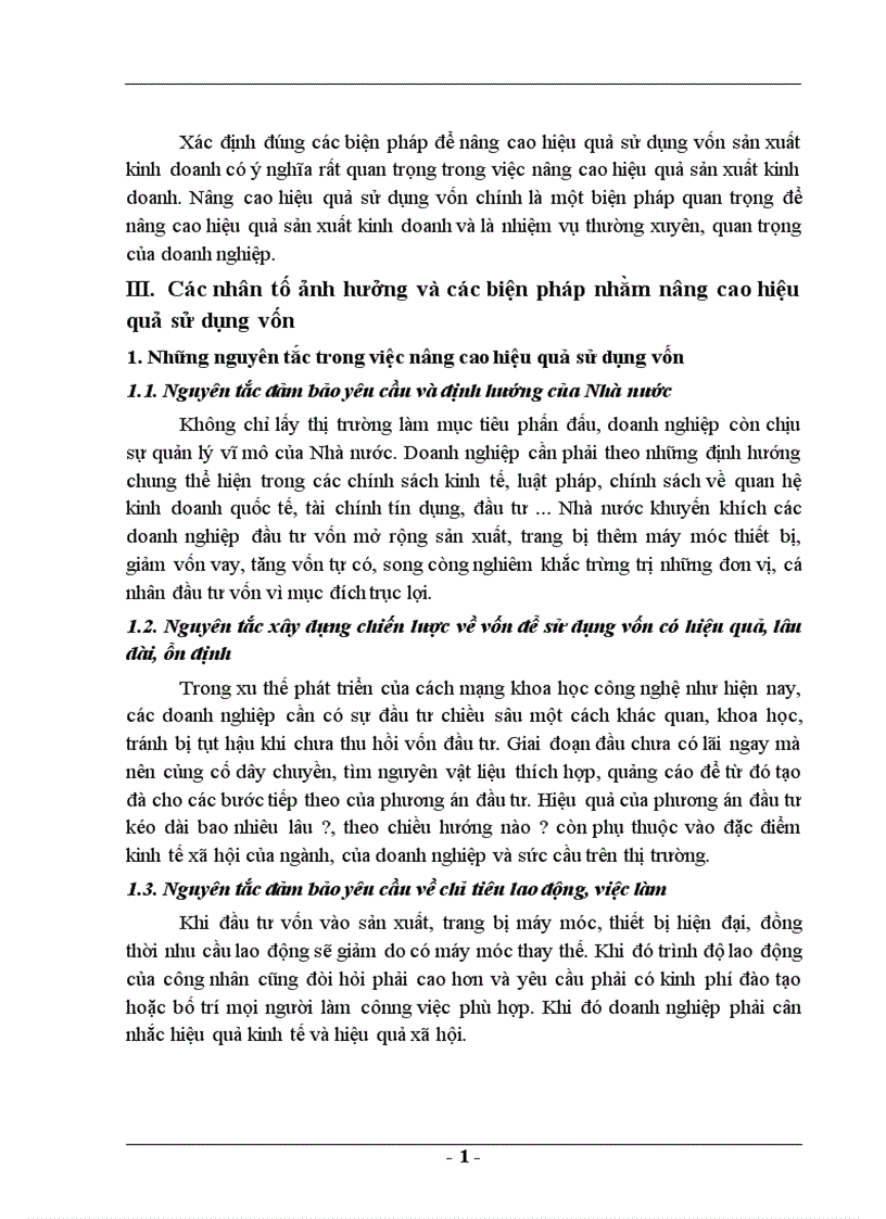 image for page Một số biện pháp nhằm nâng cao hiệu quả quản lý và sử dụng vốn sản xuất kinh doanh ở Nhà máy cơ khí Quang Trung