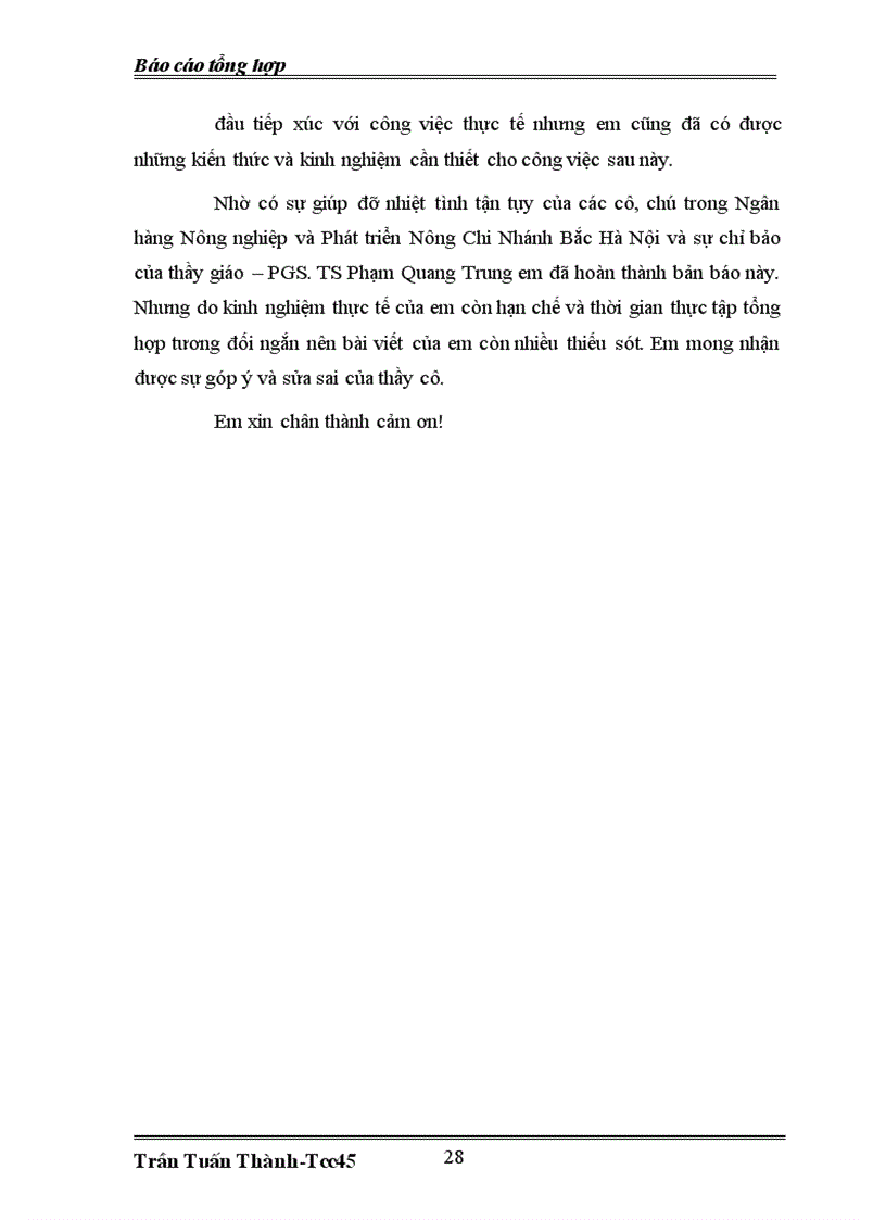 image for page Báo cáo thực tập tổng hợp của NHNo PTNT Việt Nam và NHNo PTNT Chi Nhánh Bắc Hà Nội