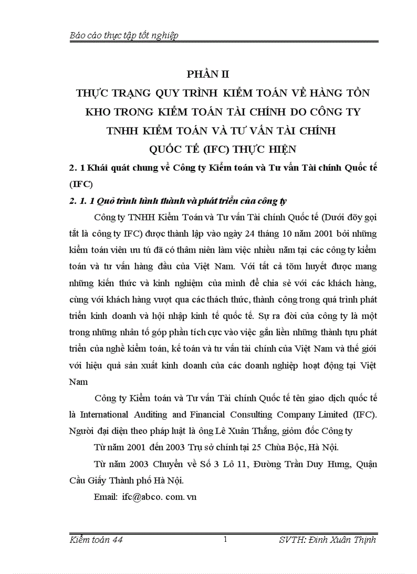 image for page Hoàn thiện quy trình kiểm toán về hàng tồn kho trong kiểm toán tài chính do công ty TNHH kiểm toán và tư vấn tài chính quốc tế IFC
