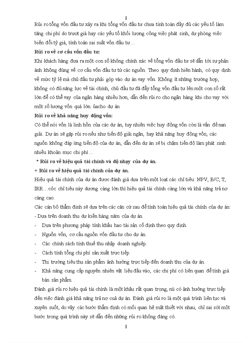 image for page Rủi ro và đánh giá rủi ro trong thẩm định dự án vay vốn tại ngân hàng TMCP ngoại thương Hà Nội 1