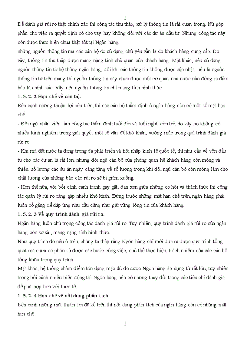 image for page Rủi ro và đánh giá rủi ro trong thẩm định dự án vay vốn tại ngân hàng TMCP ngoại thương Hà Nội 1