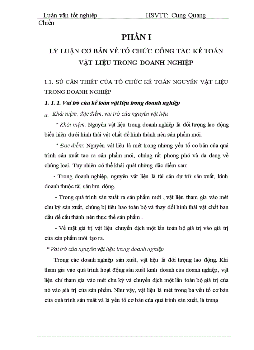 image for page Thực tế công tác kế toán nguyên liệu vật liệu và công cụ dụng cụ tại công ty TNHH SX DV Thương Mại Hoàng Gia