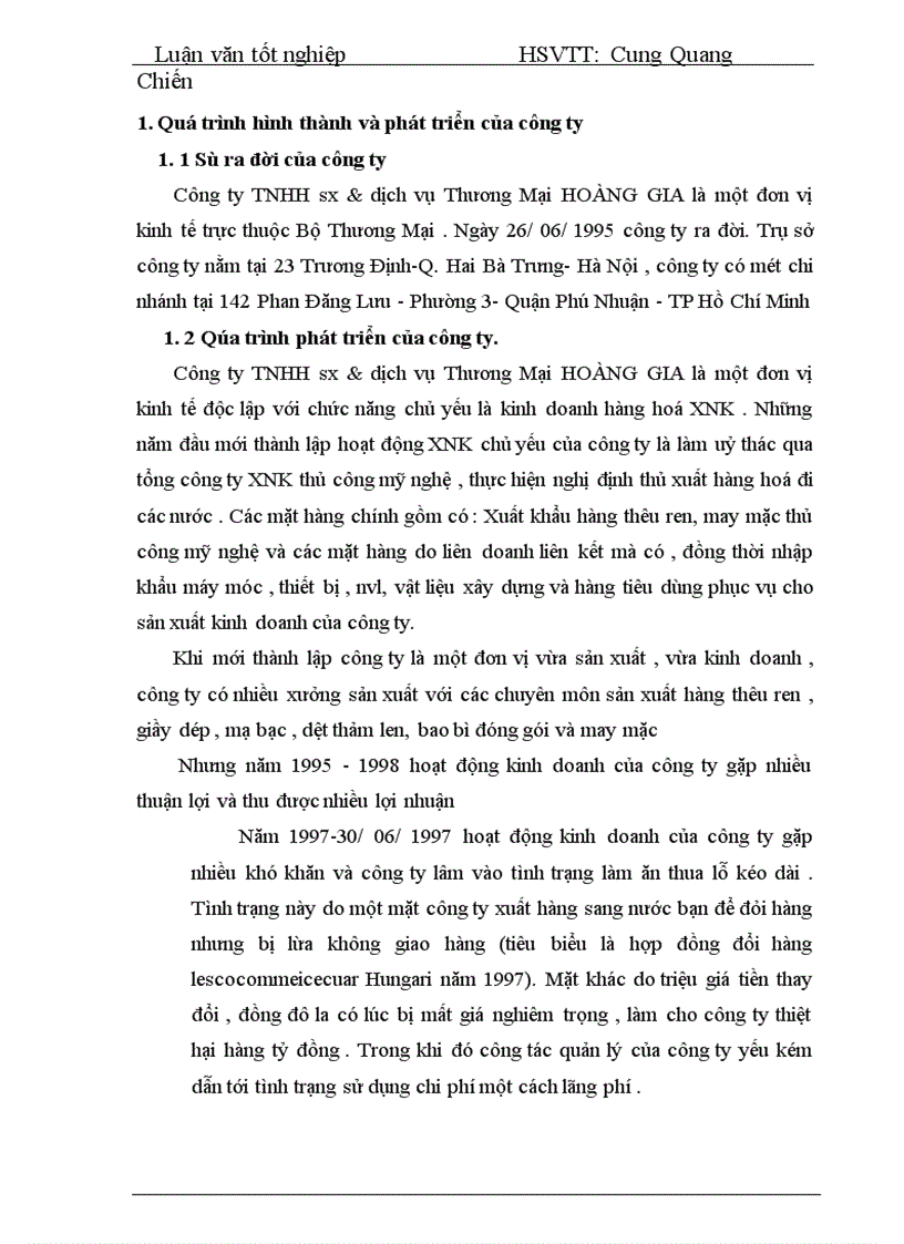 image for page Thực tế công tác kế toán nguyên liệu vật liệu và công cụ dụng cụ tại công ty TNHH SX DV Thương Mại Hoàng Gia
