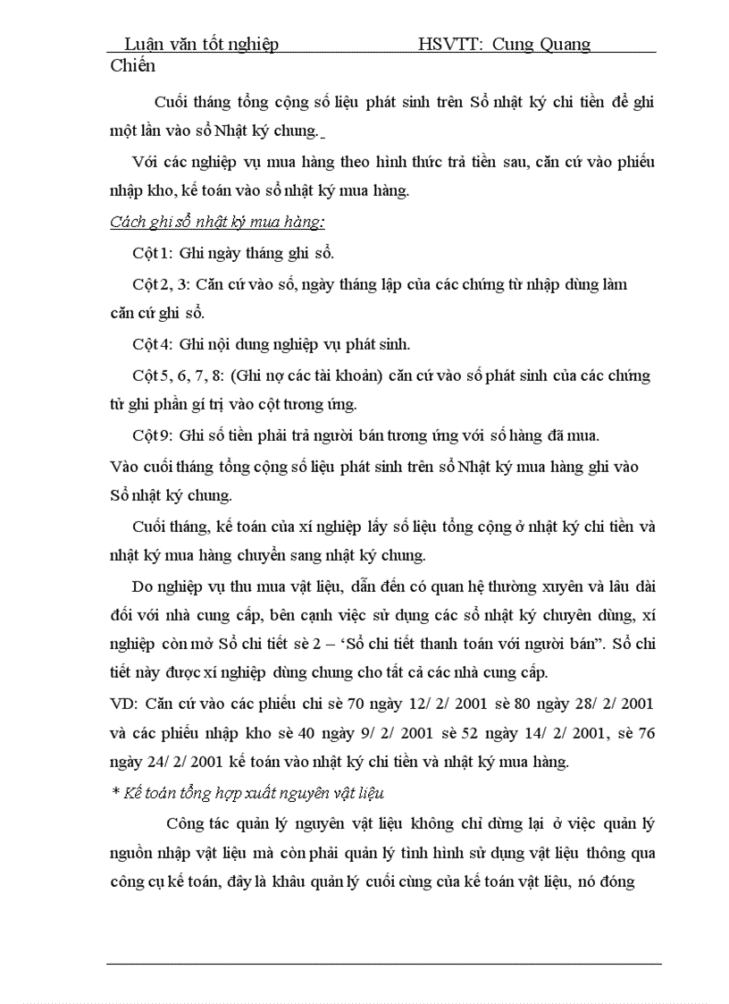 image for page Thực tế công tác kế toán nguyên liệu vật liệu và công cụ dụng cụ tại công ty TNHH SX DV Thương Mại Hoàng Gia