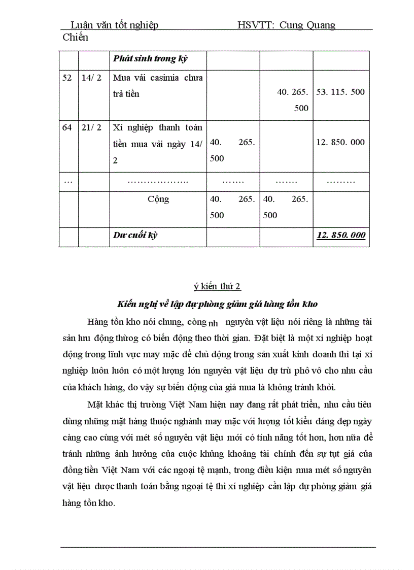 image for page Thực tế công tác kế toán nguyên liệu vật liệu và công cụ dụng cụ tại công ty TNHH SX DV Thương Mại Hoàng Gia