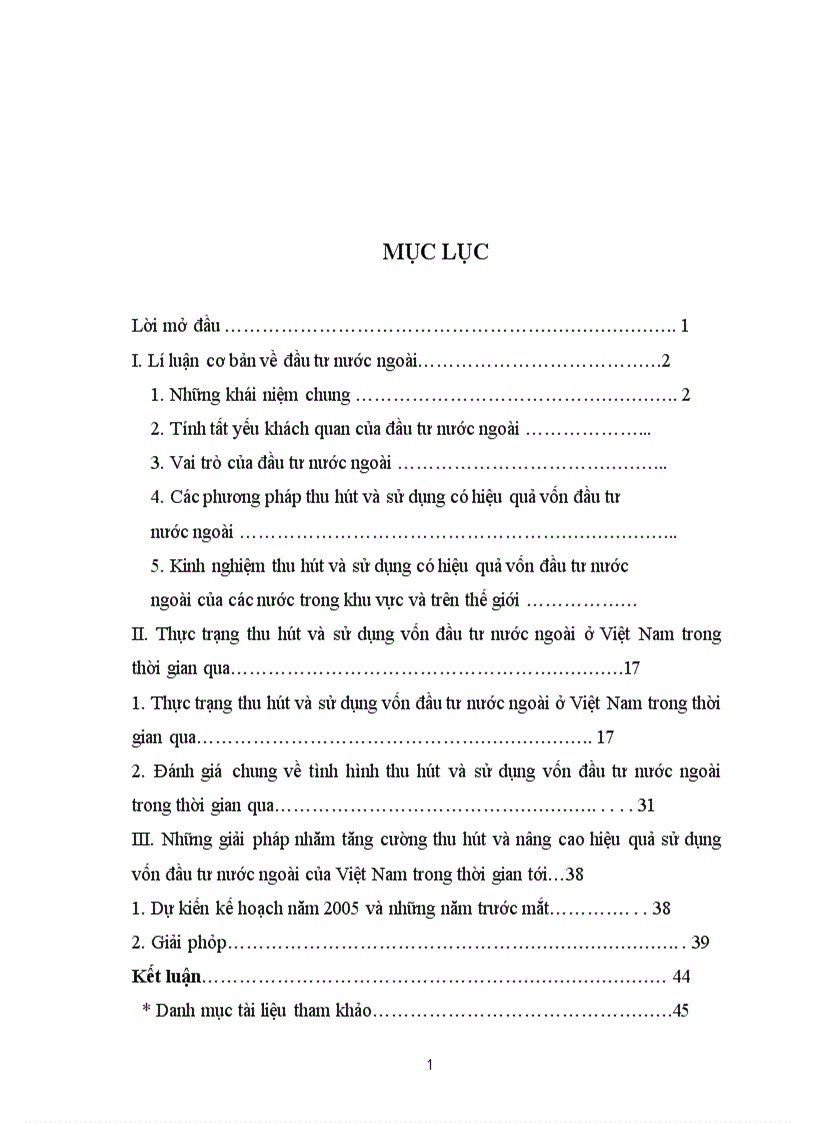 image for page Thu hút và sử dụng có hiệu quả vốn đầu tư nước ngoài trong nền kinh tế thị trường nước ta hiện nay 1