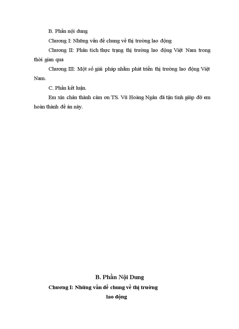 thị trường lao động Việt Nam 1