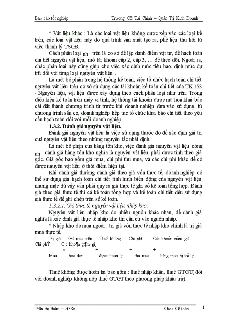 image for page Kế toán Nguyên vật liệu Công cụ dụng cụ Tại Công ty Cổ Phần Xây Lắp Điện Công Nghiệp 1