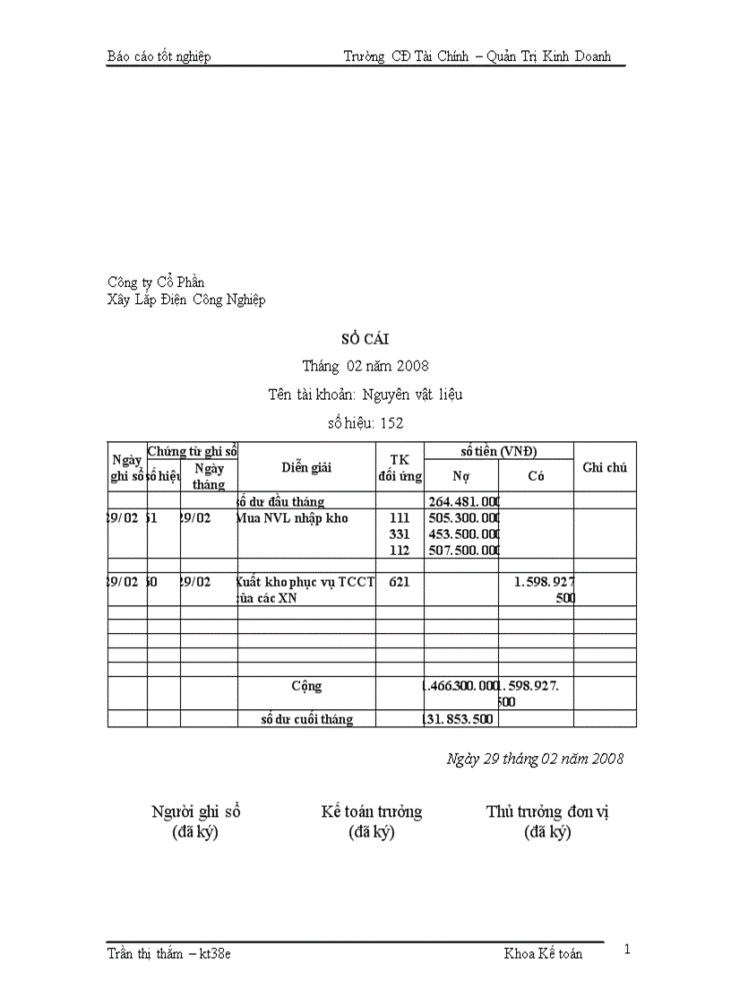 image for page Kế toán Nguyên vật liệu Công cụ dụng cụ Tại Công ty Cổ Phần Xây Lắp Điện Công Nghiệp 1