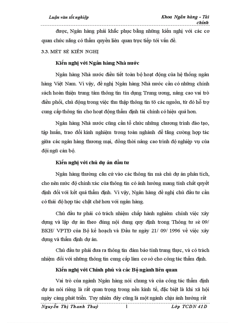 image for page Nâng cao chất lượng thẩm định tài chính dự án trong hoạt động cho vay tại Ngân Hàng Ngoại Thương Việt Nam