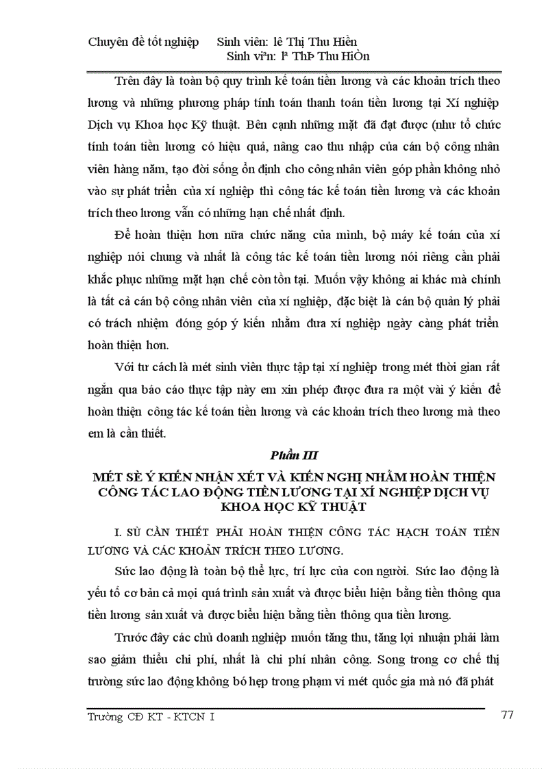 image for page Tổ chức hạch toán tiền lương và các khoản trích theo lương tại xí nghiệp dịch vụ khoa học kỹ thuật 1