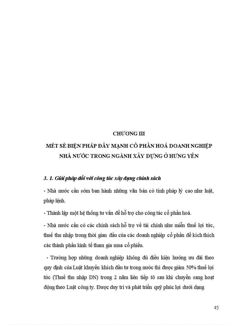 image for page Vấn đề cổ phần hoá doanh nghiệp Nhà nước trong ngành xây dựng tỉnh Hưng Yên