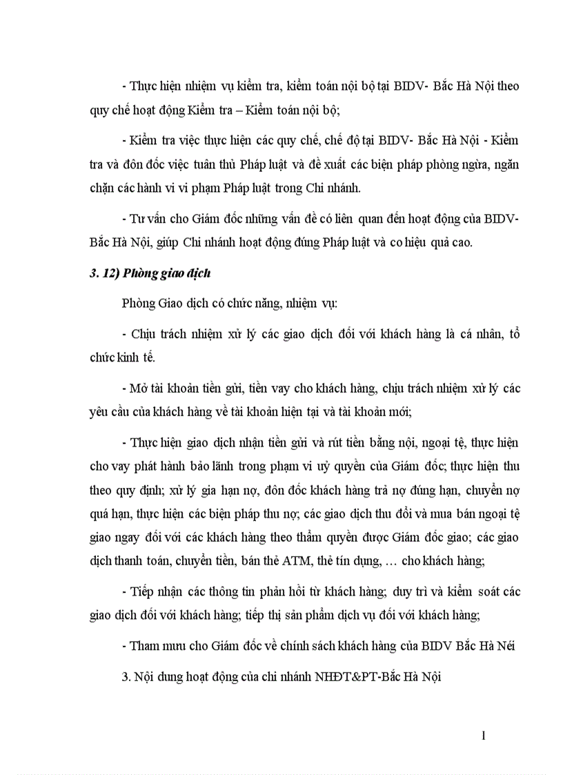 image for page Tình hình hoạt động kinh doanh của Chi nhánh Ngân hàng Đầu tư và Phát triển Bắc Hà Nội một số năm gần đây 1