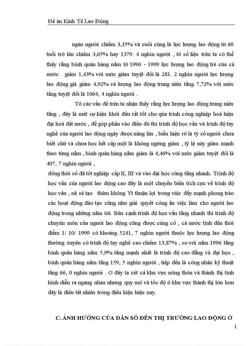 image for page Dân số Và Sự Tác Động của nó tới thị trường lao động Việt Nam