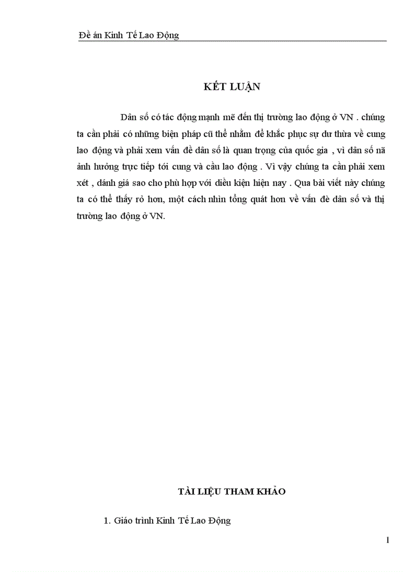 image for page Dân số Và Sự Tác Động của nó tới thị trường lao động Việt Nam