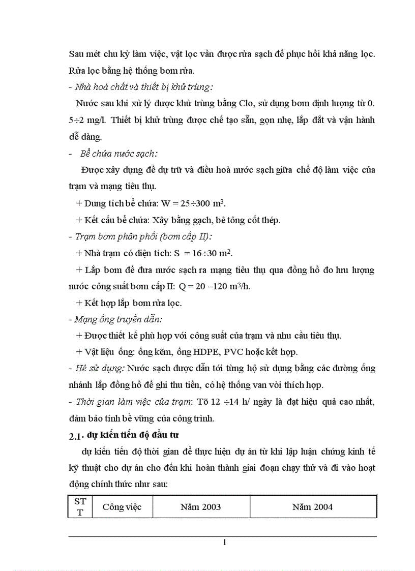 image for page Phân tích chi phí lợi ích của Dự án cấp nước sinh hoạt cho các xã còn lại thuộc huyện Thanh Trì Hà Nội 1