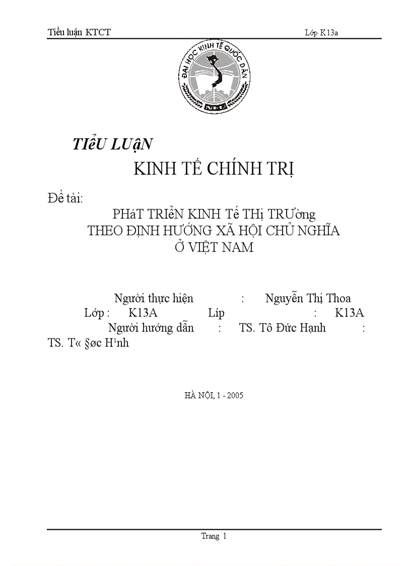 image for page Mục tiêu và giải pháp cơ bản phát triển KTTT định hướng XHCN ở Việt Nam
