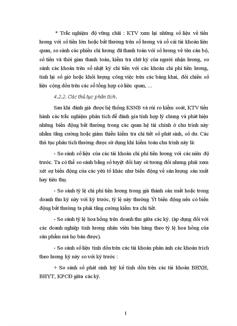 image for page Các trắc nghiệm và vai trò của nó trong kiểm toán các chu trình của kiểm toán tài chính