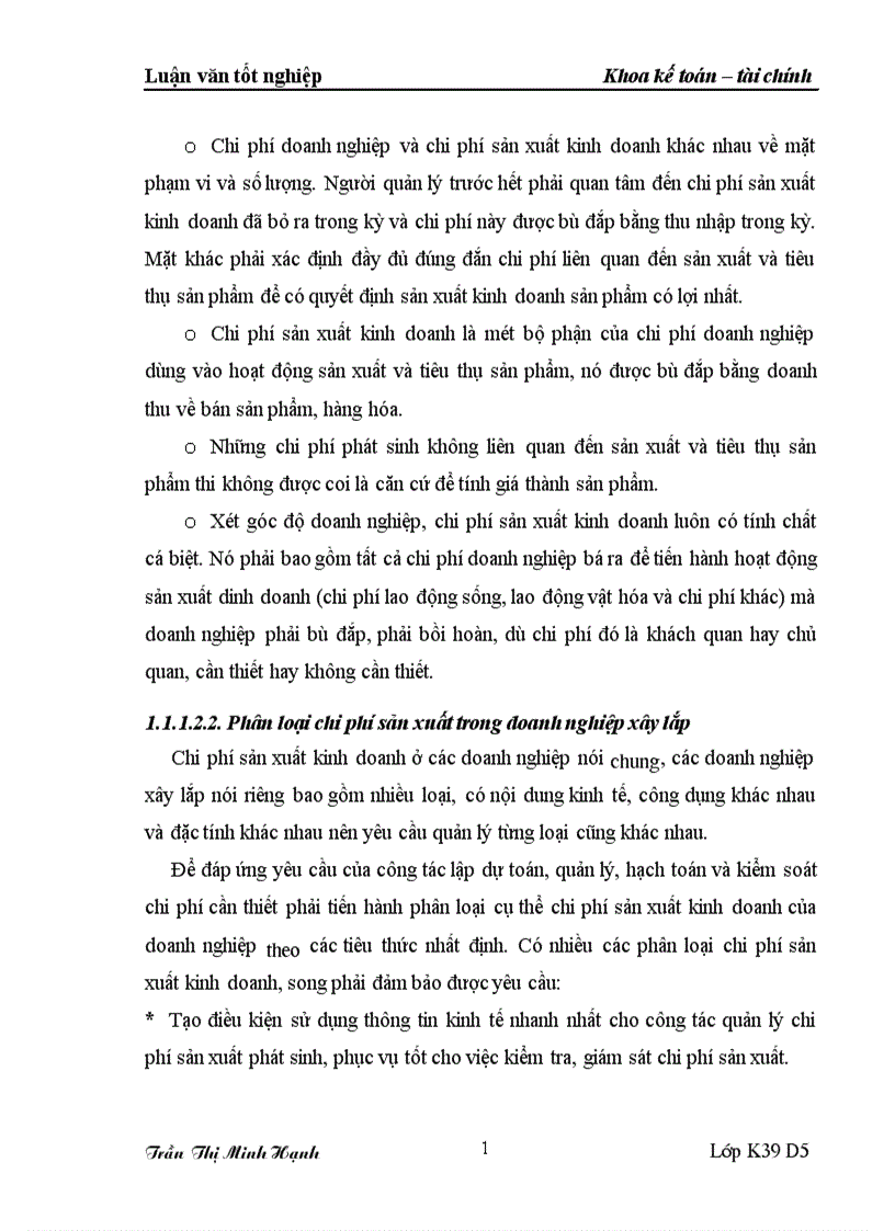 image for page Hoàn thiện phương pháp kế toán chi phí xây lắp tại Công ty Cổ phần xây dựng số 5 trong điều kiện vận dụng hệ thống chuẩn mực kế toán Việt Nam 1