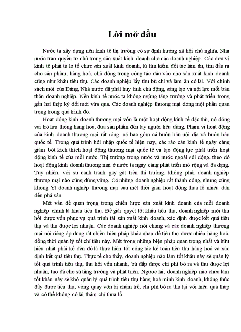 image for page Hoàn thiện kế toán tiêu thụ hàng hoá và xác định kết quả tiêu thụ tại Công ty kinh doanh thép và vật tư Hà Nội