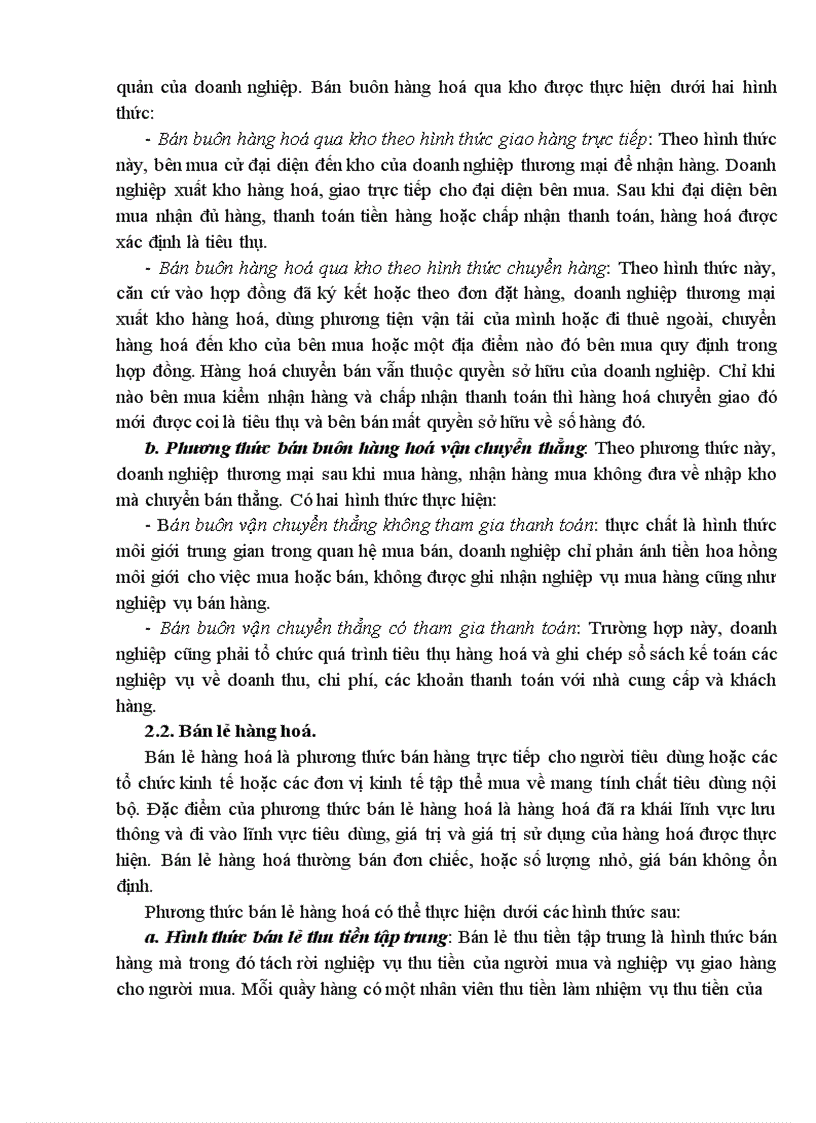 image for page Hoàn thiện kế toán tiêu thụ hàng hoá và xác định kết quả tiêu thụ tại Công ty kinh doanh thép và vật tư Hà Nội