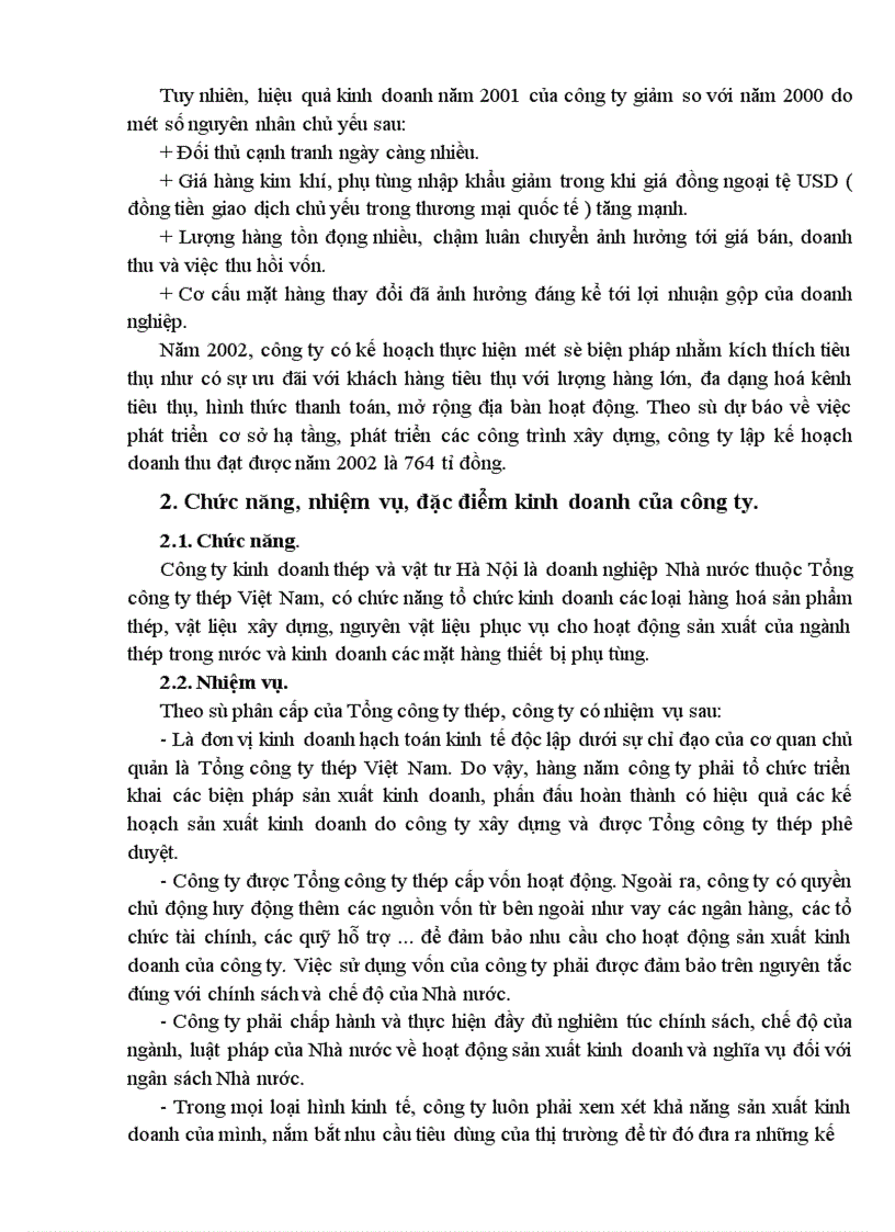 image for page Hoàn thiện kế toán tiêu thụ hàng hoá và xác định kết quả tiêu thụ tại Công ty kinh doanh thép và vật tư Hà Nội