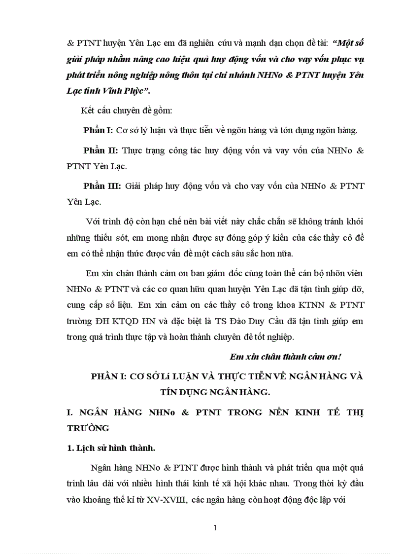 image for page Một số giải pháp nhằm nâng cao hiệu quả huy động vốn và cho vay vốn phục vụ phát triển nông nghiệp nông thôn tại chi nhánh NHNo PTNT huyện Yên Lạc tỉnh Vĩnh Phúc