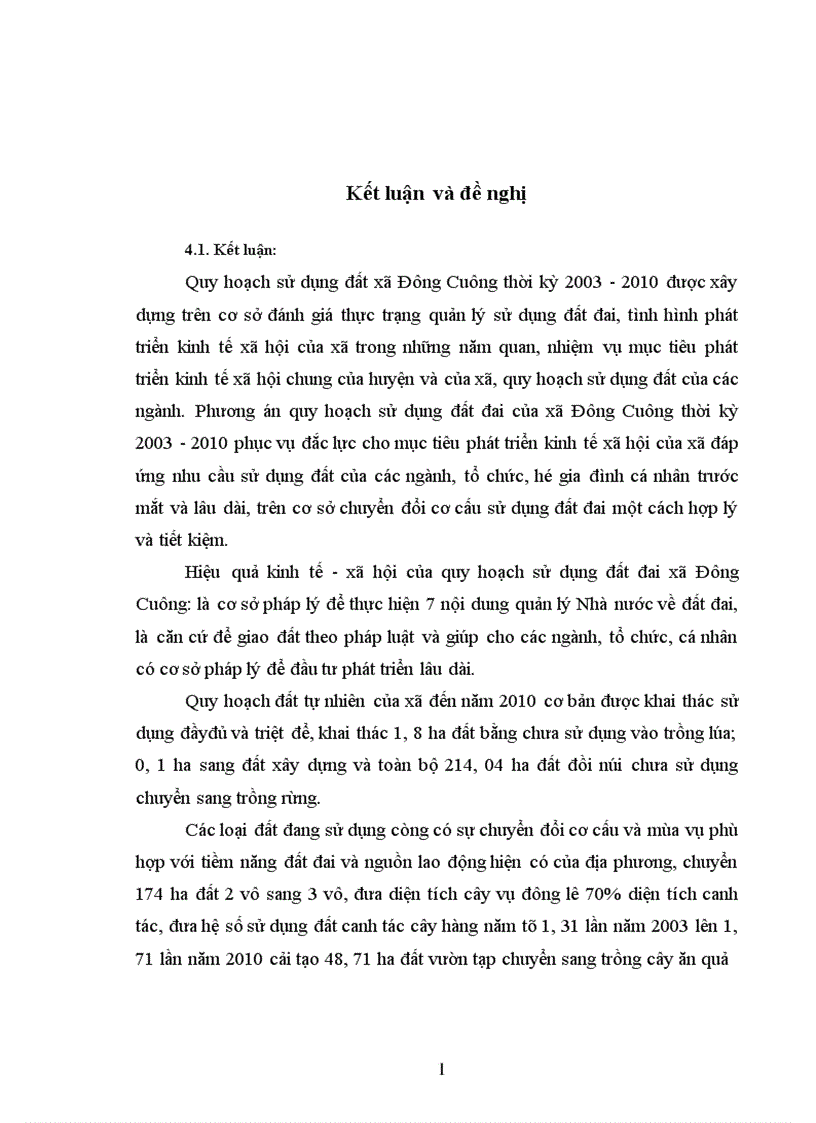 image for page Quy hoạch sử dụng đất xã Đông Cuông huyện Văn Yên tỉnh Yên Bái giai đoạn 2003 2010