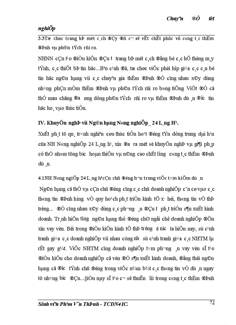 image for page Thực trạng thẩm định dự án đầu tư tại Chi nhánh ngân hàng Nông nghiệp và phát triển nông thôn