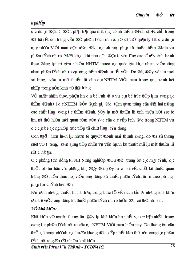 image for page Thực trạng thẩm định dự án đầu tư tại Chi nhánh ngân hàng Nông nghiệp và phát triển nông thôn