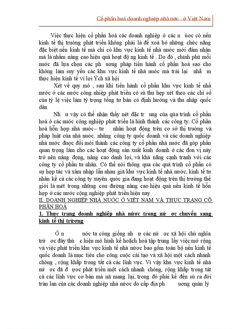 image for page Cổ phần hoá doanh nghiệp nhà nước ở Việt Nam 1