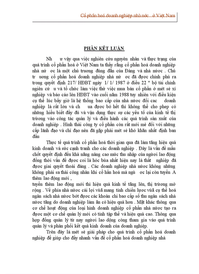 image for page Cổ phần hoá doanh nghiệp nhà nước ở Việt Nam 1