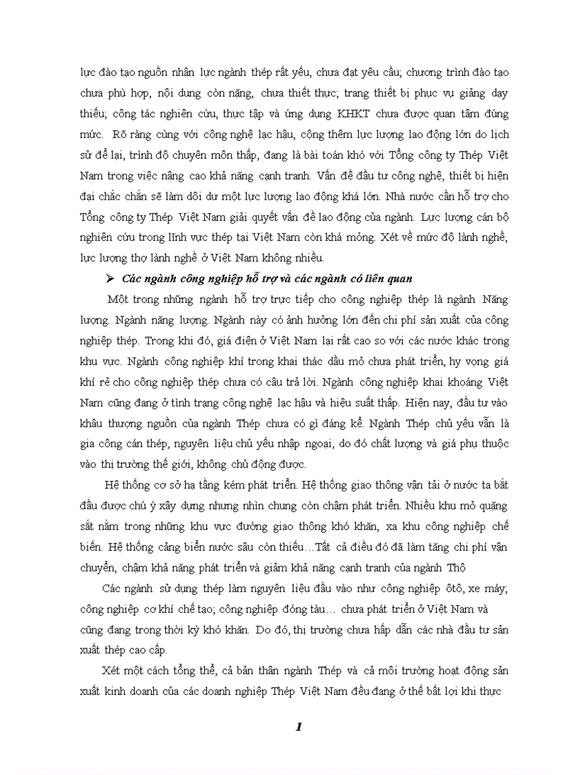 image for page Nâng cao khả năng cạnh tranh của ngành thép Việt Nam trong qúa trình hội nhập khu vực và quốc tế 1