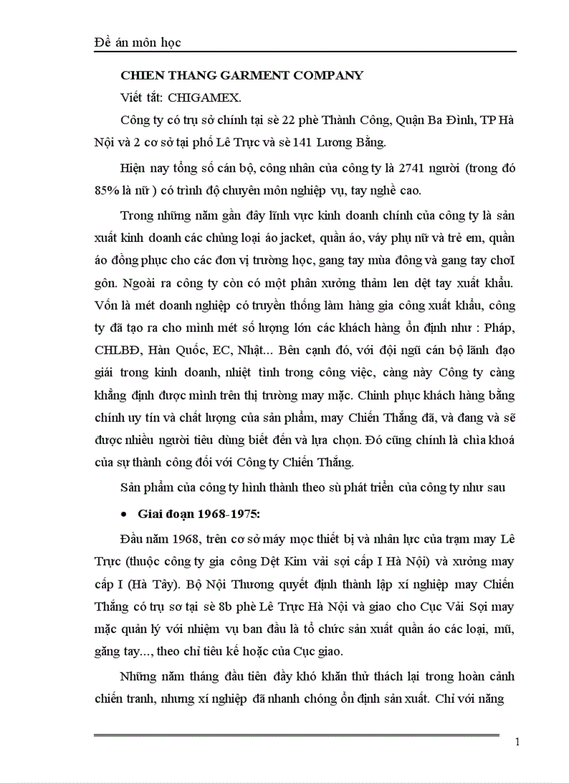 image for page Sản phẩm dệt may xét từ góc độ marketing và các giải pháp về sản phẩm trong hoạt động marketing của công ty may chiến thắng 1