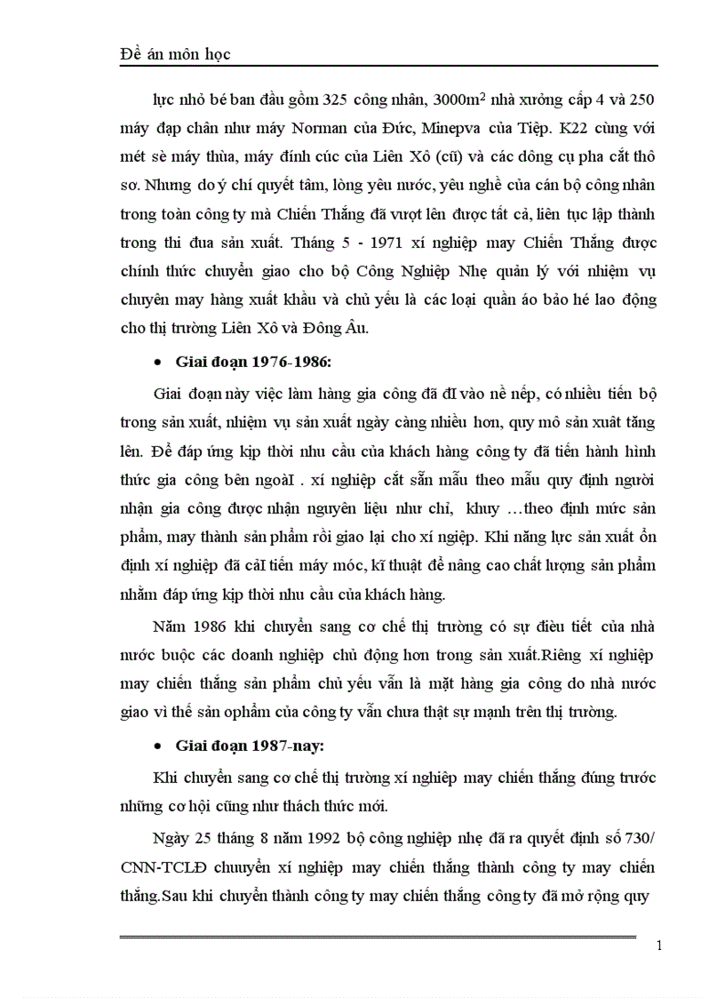 image for page Sản phẩm dệt may xét từ góc độ marketing và các giải pháp về sản phẩm trong hoạt động marketing của công ty may chiến thắng 1