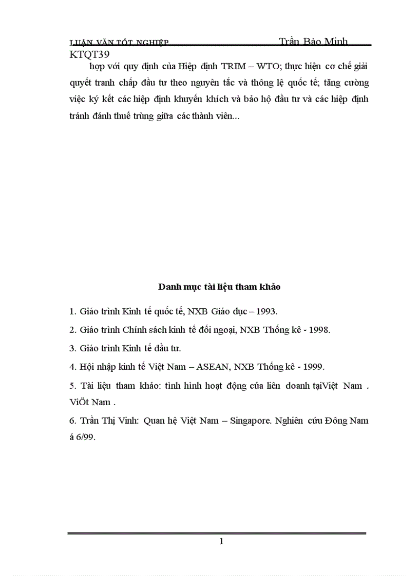 image for page Đầu tư trực tiếp nước ngoài của Singapo vào Việt Nam thực trạng và giải pháp